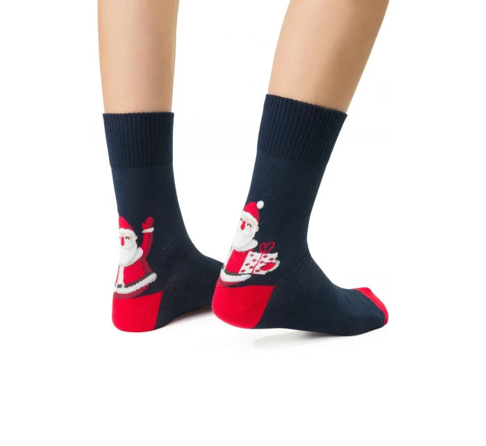 Steven Merry Christmas 136 barva: tmavě modrá - Santa Claus Steven Merry Christmas 136 barva: tmavě modrá - Santa Claus