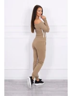 Sada s dvojitými pruhy camel