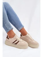 Dámské tenisky na platformě Béžové Galleria Dámské tenisky na platformě Béžové Galleria