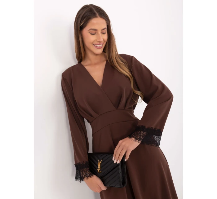 Sukienka MI SK model 21488867 ciemny brązowy - FPrice