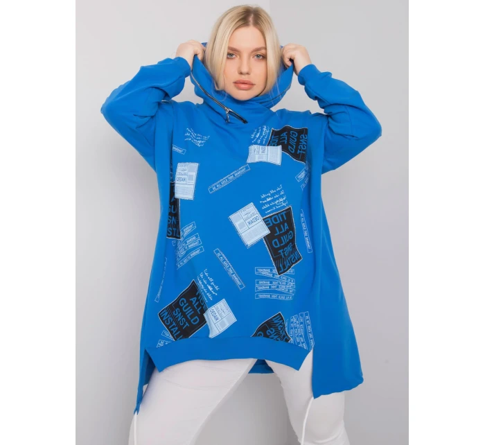 Halenka RV BL 7217.79P tmavě modrá