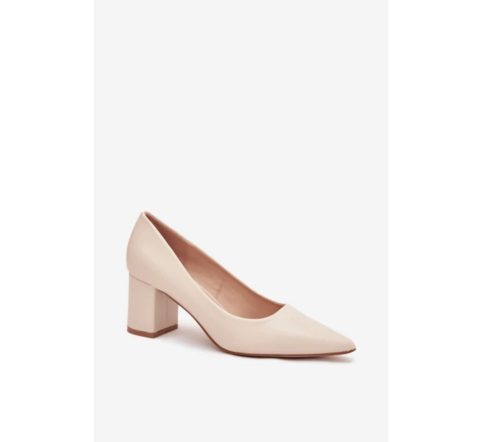 Lodičky na platformě LL-380P Ryvessa béžové - Seastar