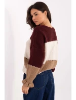 Svetr na zapínání model 218240 Rue Paris Svetr na zapínání model 218240 Rue Paris