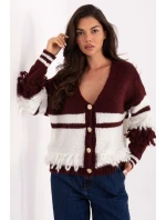 Svetr na zapínání model 218259 Italy Moda Svetr na zapínání model 218259 Italy Moda