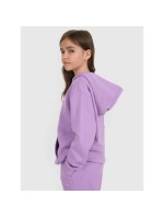 Dívčí mikina s kapucí model 21756963 - 4F Dívčí mikina s kapucí model 21756963 - 4F