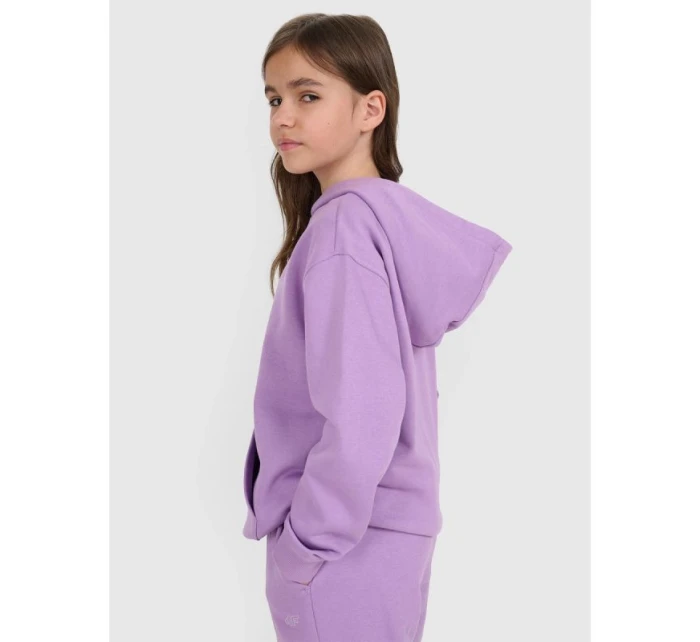 Dívčí mikina s kapucí model 21756963 - 4F Dívčí mikina s kapucí model 21756963 - 4F