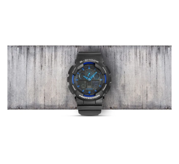 Pánské hodinky CASIO G-SHOCK GA-100-1A2ER + krabice