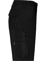 JN Pracovní elastické bermudy "Slim 02. black/black model 22532201 - Daiber JN Pracovní elastické bermudy "Slim 02. black/black model 22532201 - Daiber