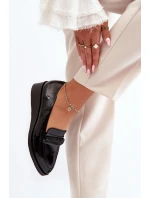 Dámské lakované polobotky černé model 21646777 - VINCEZA