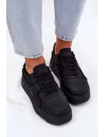 Nízké Dámské Tenisky Big Star model 21694475 HIPOLY SYSTEM Černé - Big Star Shoes Nízké Dámské Tenisky Big Star model 21694475 HIPOLY SYSTEM Černé - Big Star Shoes