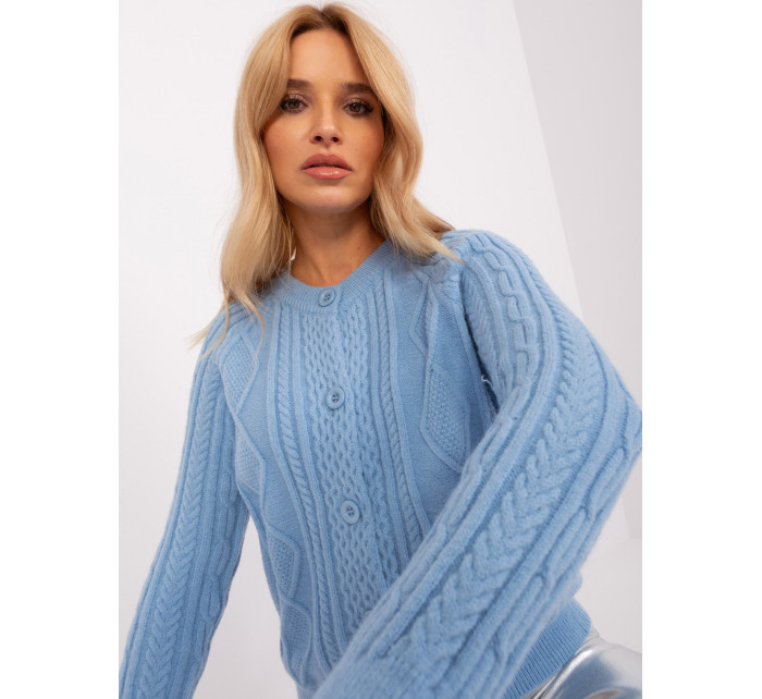 Sweter AT SW  jasny niebieski model 18955462 - FPrice