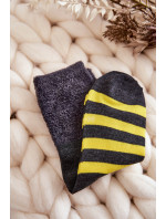 Klasické dámské pruhované ponožky 5-balení vícebarevné