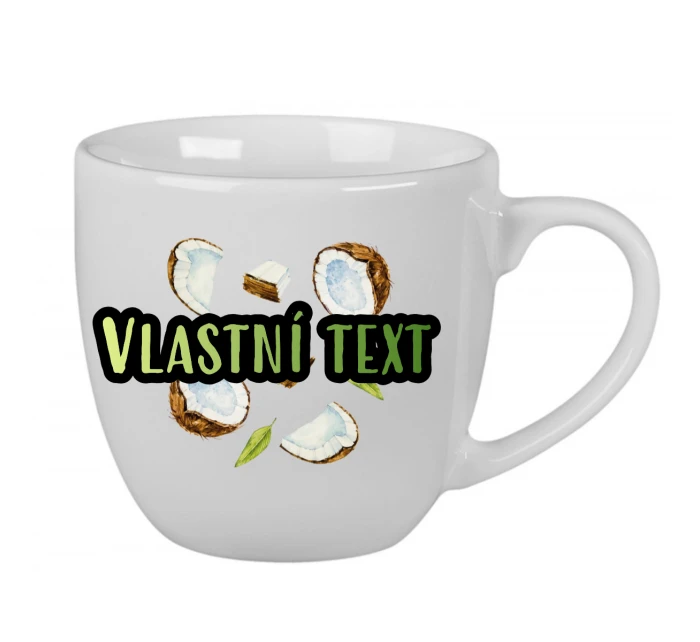 Personalizovaný keramický hrnek 400 ml s ovocem a textem Personalizovaný keramický hrnek 400 ml s ovocem a textem