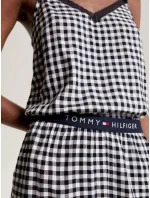 Dámské pyžamové šortky WOVEN SHORT PRINT UW0UW04944 02G tm. modro-bílé - Tommy Hilfiger Dámské pyžamové šortky WOVEN SHORT PRINT UW0UW04944 02G tm. modro-bílé - Tommy Hilfiger