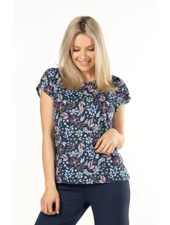 Dámské pyžamové tričko s potiskem Nipplex model 18459369 Margot S2XL - Mefemi