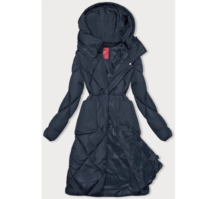 Tmavě modrá zimní bunda s límcem model 21246091 - LHD
