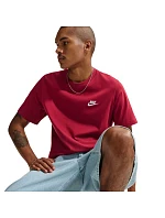 Pánské tričko Nike Club Tee červené AR4997 613 pánské Pánské tričko Nike Club Tee červené AR4997 613 pánské