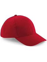 Beechfield B 65 6 panelová kšiltovka "Pro Style" 53.0065 classic red