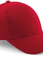 Beechfield B 65 6 panelová kšiltovka "Pro Style" 53.0065 classic red