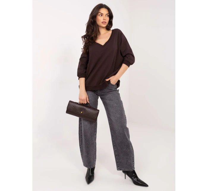 Dámská mikina RV BL model 20518897 tmavě hnědá - FPrice