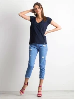 Tričko RV TS 4839.10P tmavě modrá