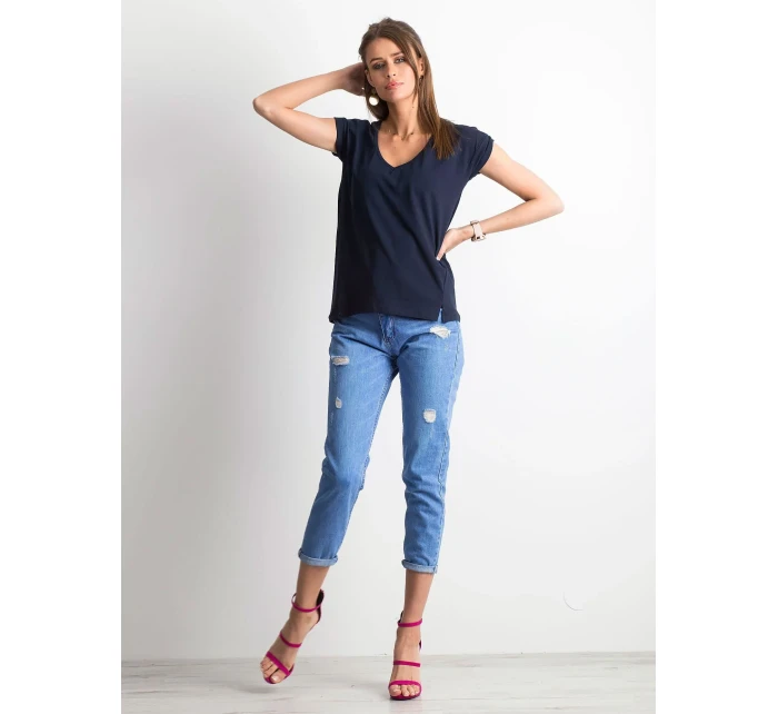 Tričko RV TS 4839.10P tmavě modrá