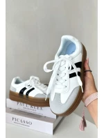 Dámské Tenisky Na Platformě Bílo-Šedé Nesonice Dámské Tenisky Na Platformě Bílo-Šedé Nesonice