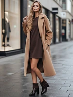 Dámské hnědé boty FashionStreet na podpatku ZY1315
