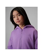 Dívčí volná mikina s kapucí 4F 4FJRSS26TSWSF2715-51S dětská