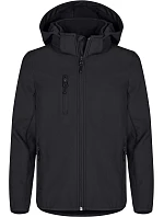 Classic Softshell Jkt Jr Dětská 3vrstvá softshellová bunda s kapucí model 22471104 black - Clique Classic Softshell Jkt Jr Dětská 3vrstvá softshellová bunda s kapucí model 22471104 black - Clique