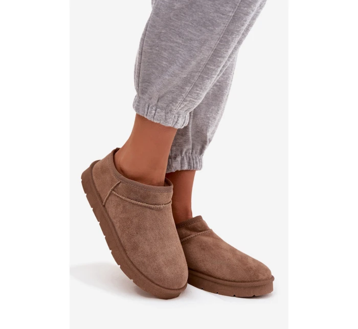 Dámské sněhule s podšívkou tmavě šedé model 21747643 - Boto Dámské sněhule s podšívkou tmavě šedé model 21747643 - Boto