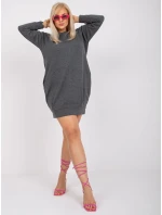 Šaty RV SK 6296.99 tmavě šedá