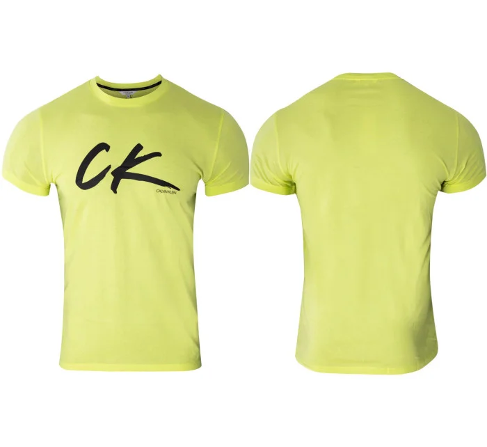 Pánské tričko model 19400672 zelená - Calvin Klein