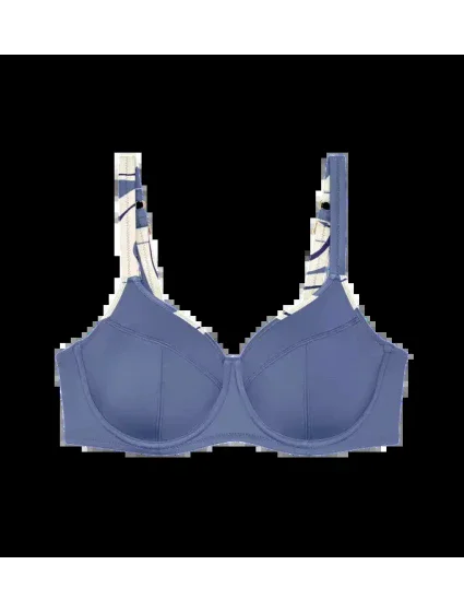 Dámská plavková podprsenka Summer Allure W sd 01 modré/ecru - Triumph