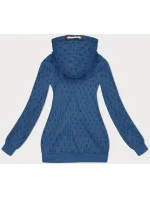 Světle modrá vzorovaná dámská mikina model 21310472 - 6&8 Fashion