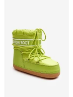 Dámské vázané sněhové boty olivové model 21642412 - Boto