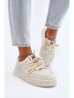 Dámské tenisky z ekokůže béžové Avanalis Dámské tenisky z ekokůže béžové Avanalis
