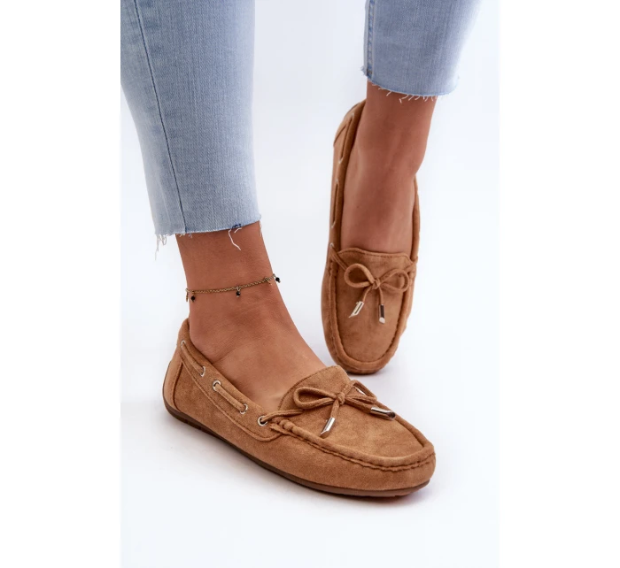 Dámské semišové mokasíny Camel model 21659320 - Boto
