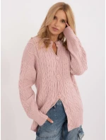 Sweter AT SW model 20463679 jasny różowy - FPrice