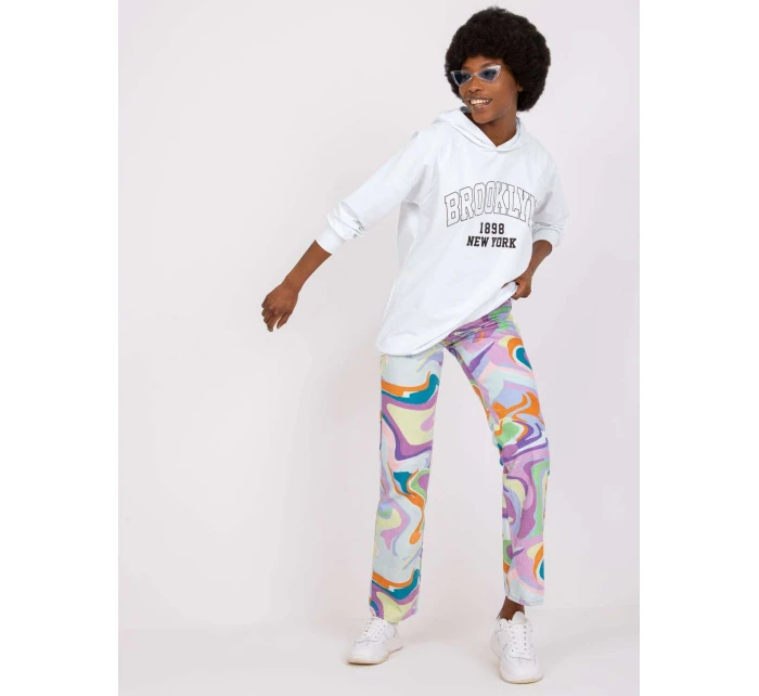 Dámská mikina-DHJ-BL-15658.35-bílá