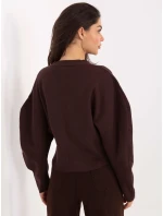 Sweter PM SW model 21776441 ciemny brązowy - FPrice