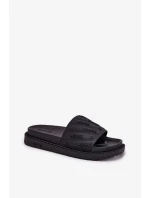 Dámské pantofle na platformě Big Star – černé Dámské pantofle na platformě Big Star – černé