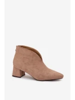 Boty na podpatku model 223590 Step in style Boty na podpatku model 223590 Step in style