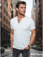 FashionStreet pánské bílé polo tričko RX5628