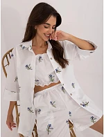 Dámská třídílná bavlněná souprava bílá model 22206226 - Factory Price Dámská třídílná bavlněná souprava bílá model 22206226 - Factory Price