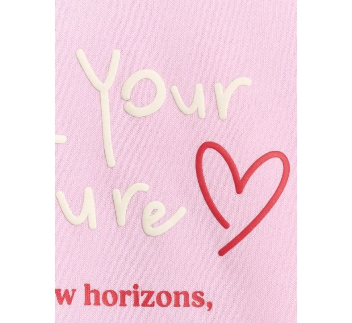 Dívčí mikina oversize s kapucí 4F 4FJRAW25TSWSF2429-56S Dívčí mikina oversize s kapucí 4F 4FJRAW25TSWSF2429-56S