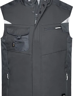 JN 825 Pracovní zimní softshellová vesta Strong model 22491291 black/black - Daiber