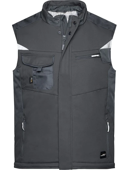 Daiber JN 825 Pracovní zimní softshellová vesta - Strong 02.0825 black/black Daiber JN 825 Pracovní zimní softshellová vesta - Strong 02.0825 black/black