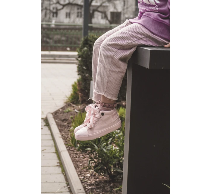 Dětské klasické vysoké tenisky Big Star model 21609028 růžové - Big Star Shoes Dětské klasické vysoké tenisky Big Star model 21609028 růžové - Big Star Shoes