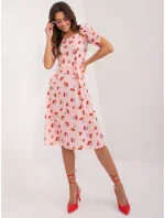Šaty LK SK 509677 1.29 světle růžová
